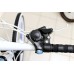 Bicycle Land Rover White-Blue on alloy wheels with 3 spoke wheels Bicycle Land Rover White-Blue on alloy wheels with 3 spoke wheels
